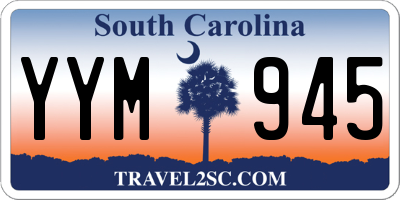 SC license plate YYM945