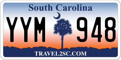 SC license plate YYM948