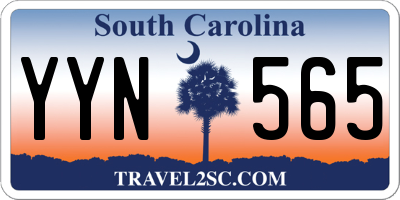 SC license plate YYN565