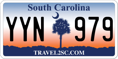 SC license plate YYN979