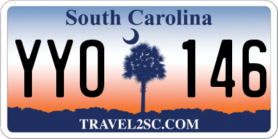 SC license plate YYO146