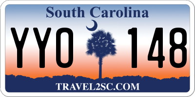 SC license plate YYO148