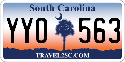 SC license plate YYO563