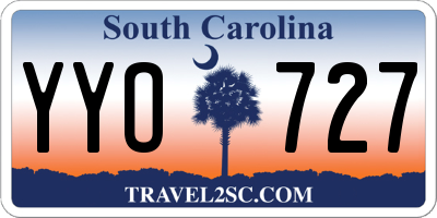 SC license plate YYO727