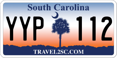 SC license plate YYP112