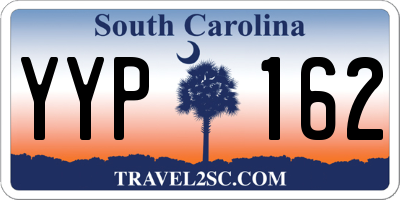 SC license plate YYP162