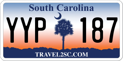 SC license plate YYP187