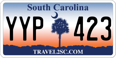 SC license plate YYP423