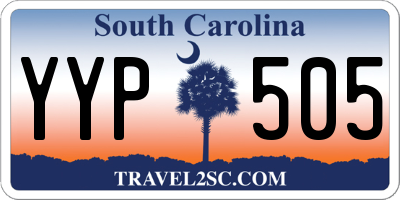 SC license plate YYP505