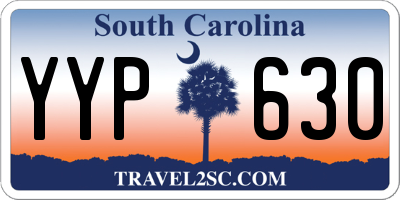 SC license plate YYP630