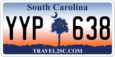 SC license plate YYP638