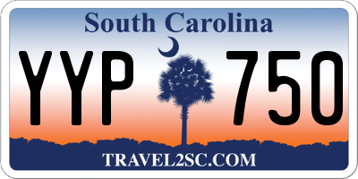 SC license plate YYP750