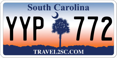 SC license plate YYP772