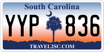 SC license plate YYP836