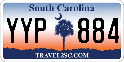SC license plate YYP884