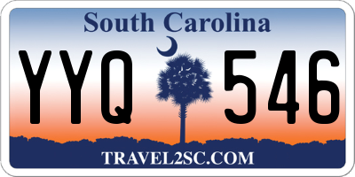 SC license plate YYQ546