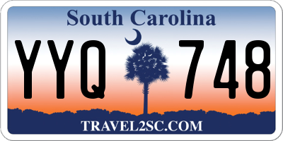 SC license plate YYQ748