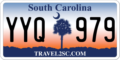 SC license plate YYQ979