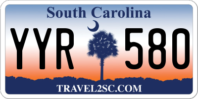 SC license plate YYR580