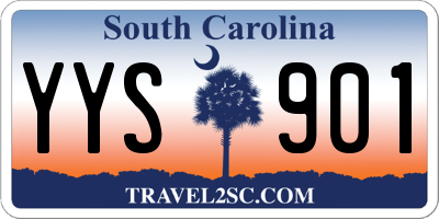 SC license plate YYS901