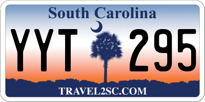 SC license plate YYT295