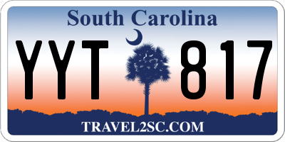 SC license plate YYT817