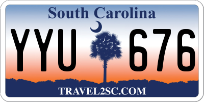 SC license plate YYU676