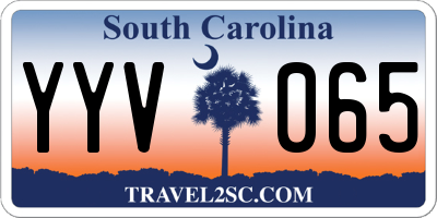 SC license plate YYV065