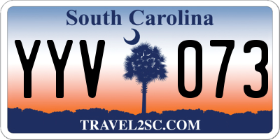 SC license plate YYV073