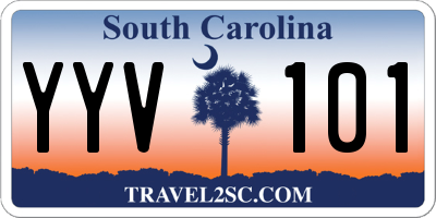SC license plate YYV101