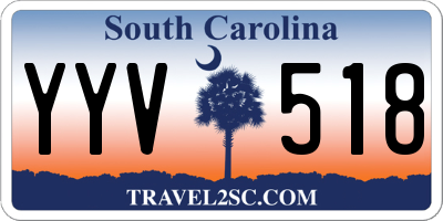 SC license plate YYV518