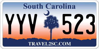 SC license plate YYV523
