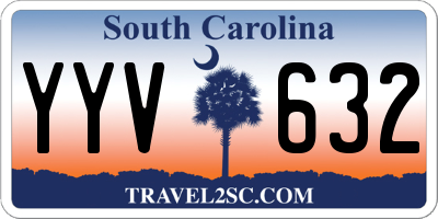 SC license plate YYV632