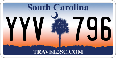SC license plate YYV796