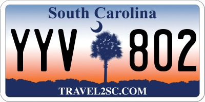 SC license plate YYV802