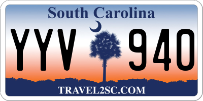 SC license plate YYV940