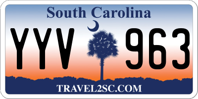 SC license plate YYV963