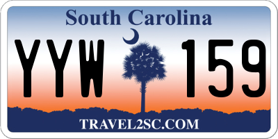SC license plate YYW159