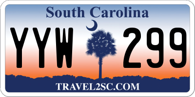 SC license plate YYW299