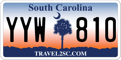 SC license plate YYW810