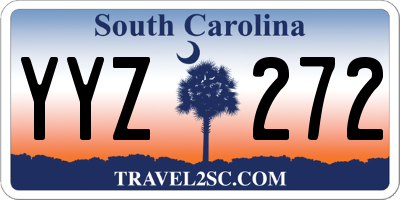 SC license plate YYZ272