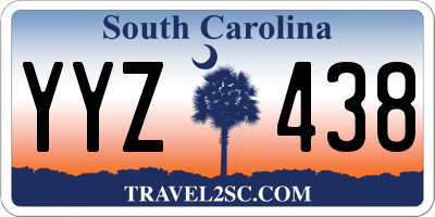 SC license plate YYZ438