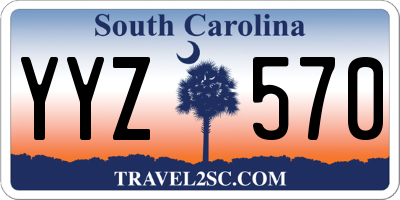 SC license plate YYZ570