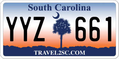 SC license plate YYZ661