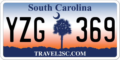 SC license plate YZG369