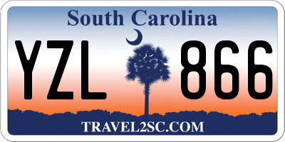 SC license plate YZL866