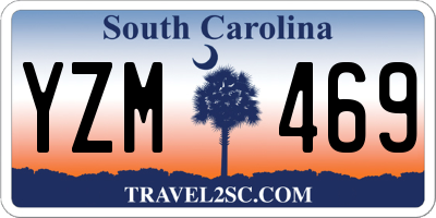 SC license plate YZM469
