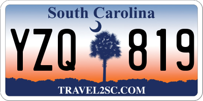 SC license plate YZQ819