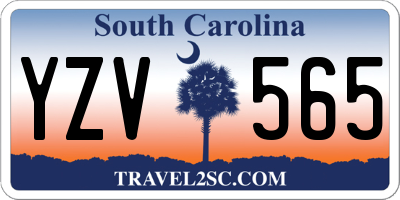 SC license plate YZV565