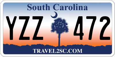 SC license plate YZZ472